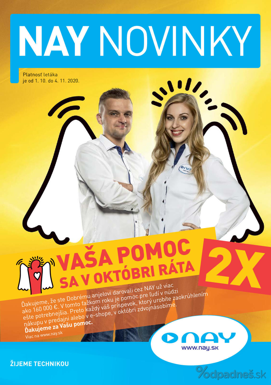 1. stránka NAY Elektrodom letáku