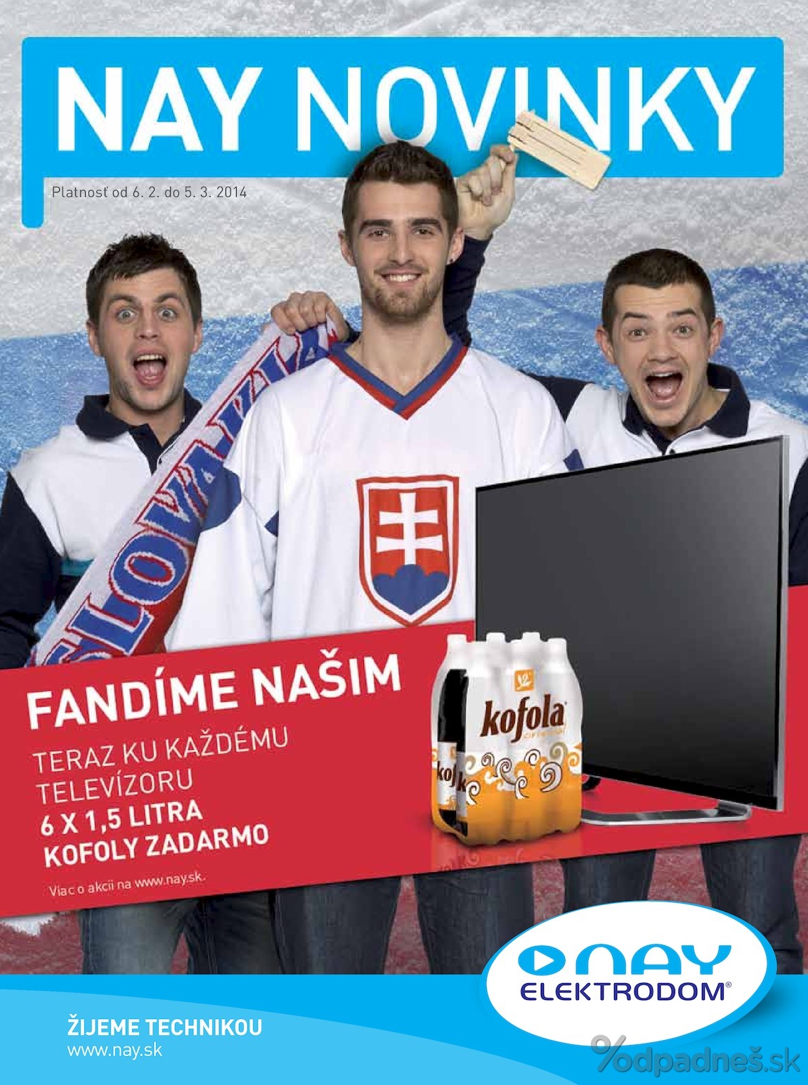 1. stránka NAY Elektrodom letáku