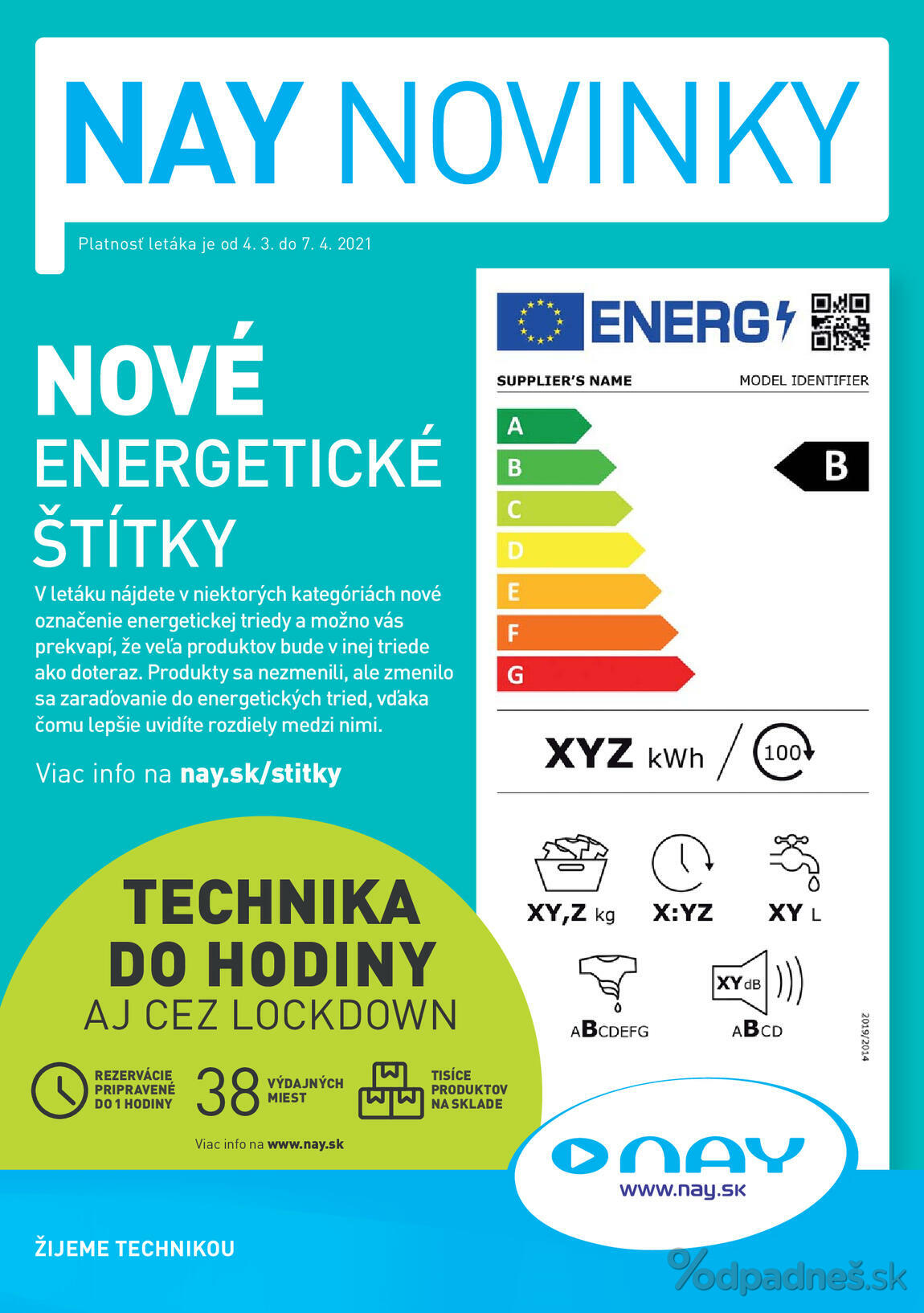 1. stránka NAY Elektrodom letáku