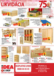 4. stránka IDEA nábytok letáku
