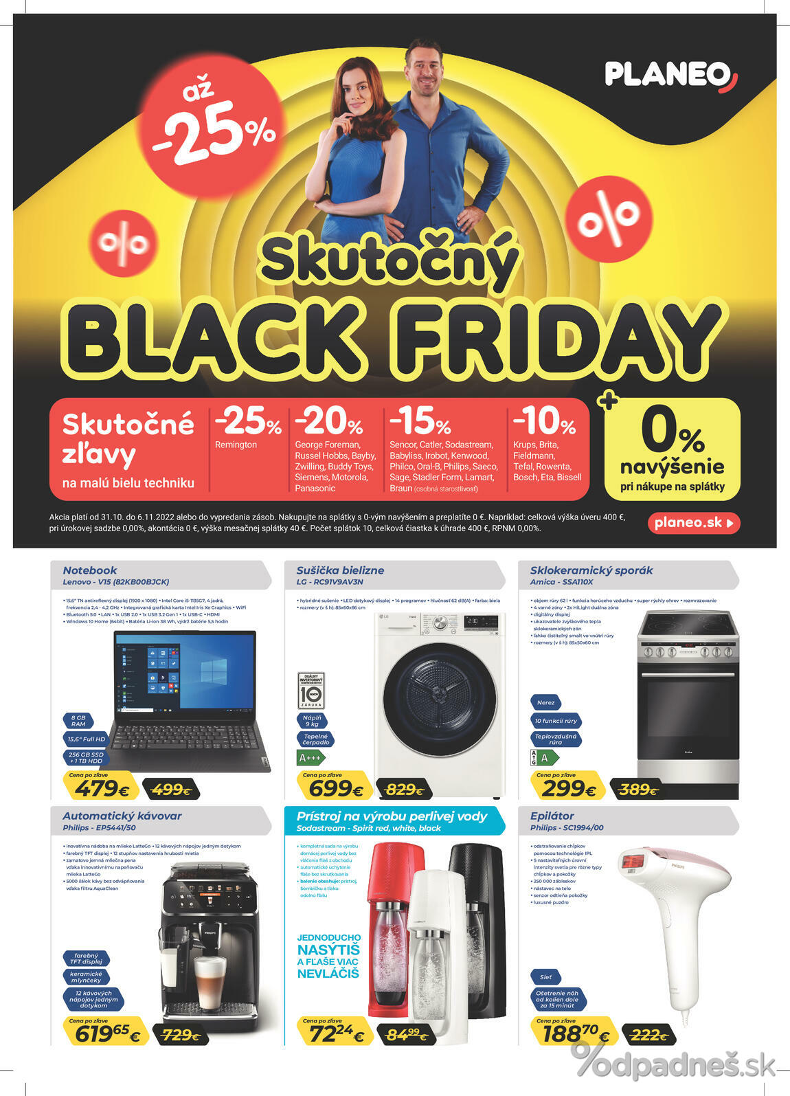 1. stránka Planeo Elektro letáku