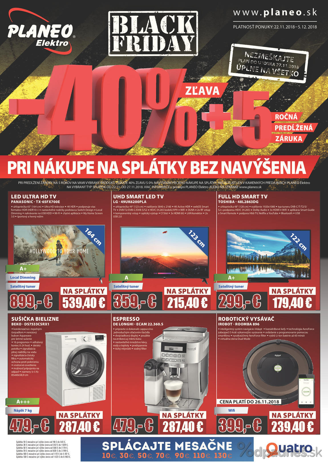 1. stránka Planeo Elektro letáku