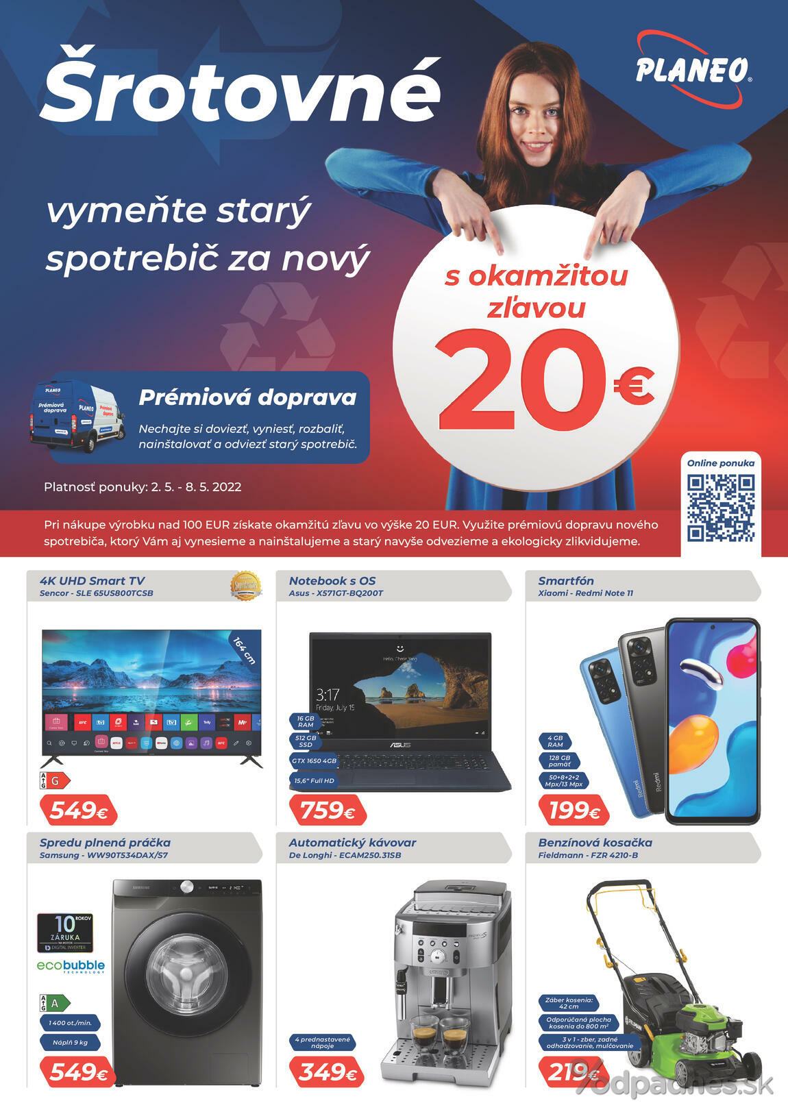 1. stránka Planeo Elektro letáku