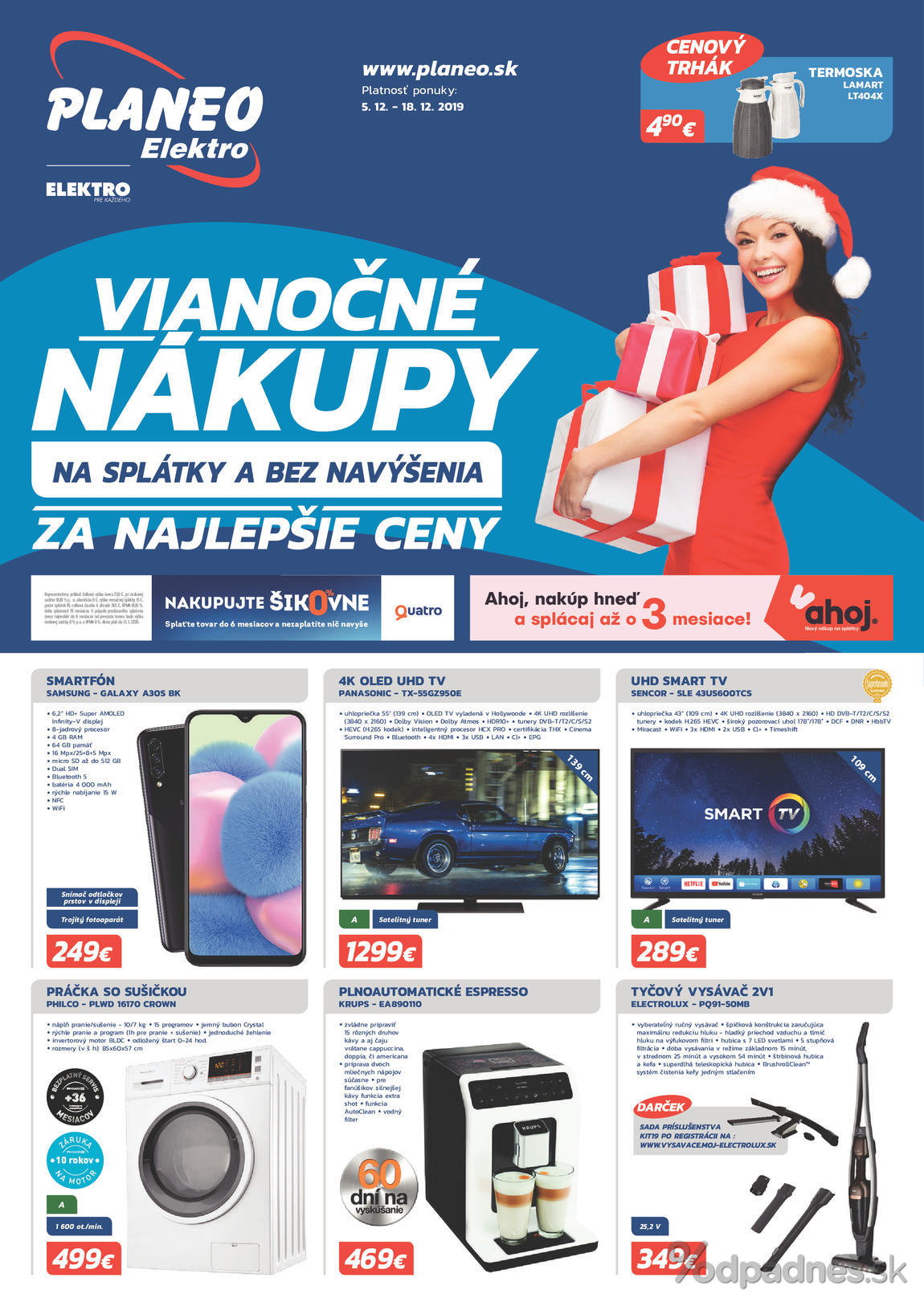 1. stránka Planeo Elektro letáku