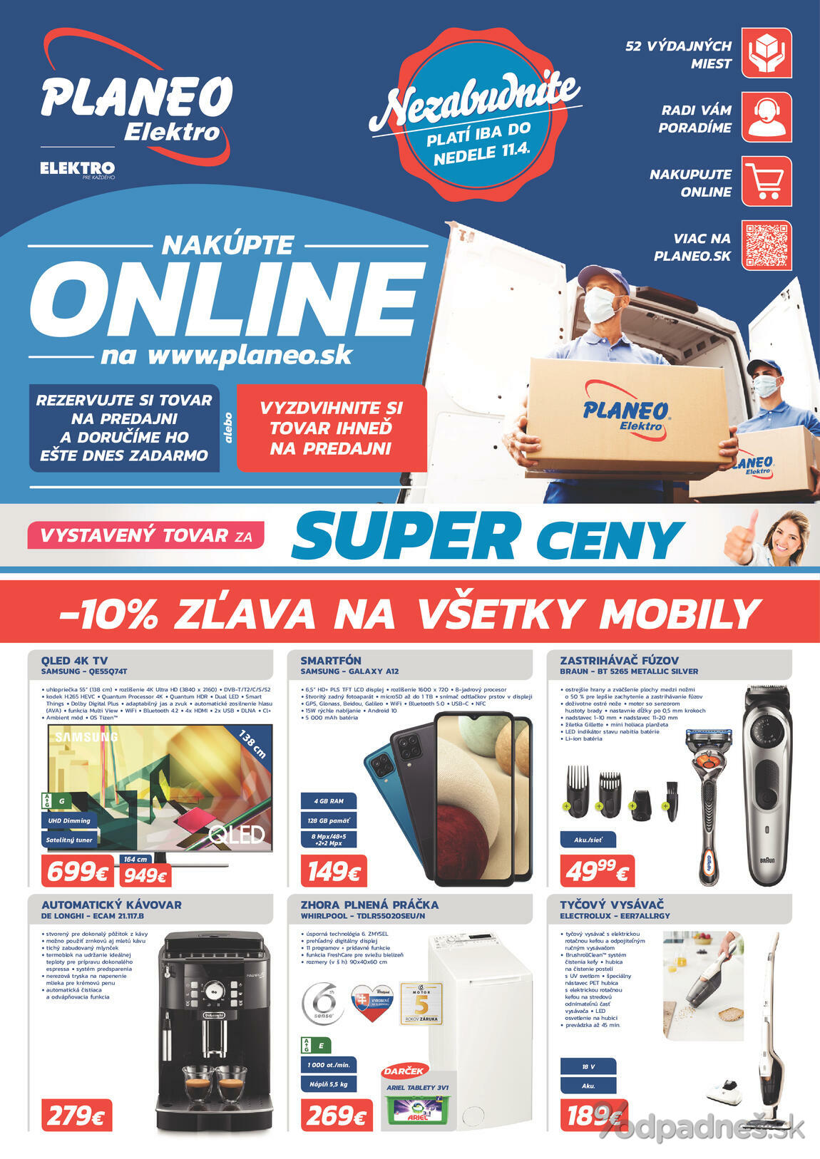 1. stránka Planeo Elektro letáku