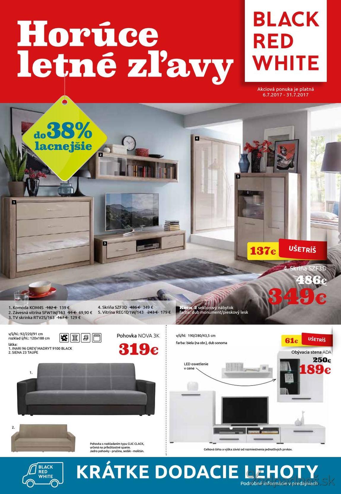 1. stránka Black Red White letáku