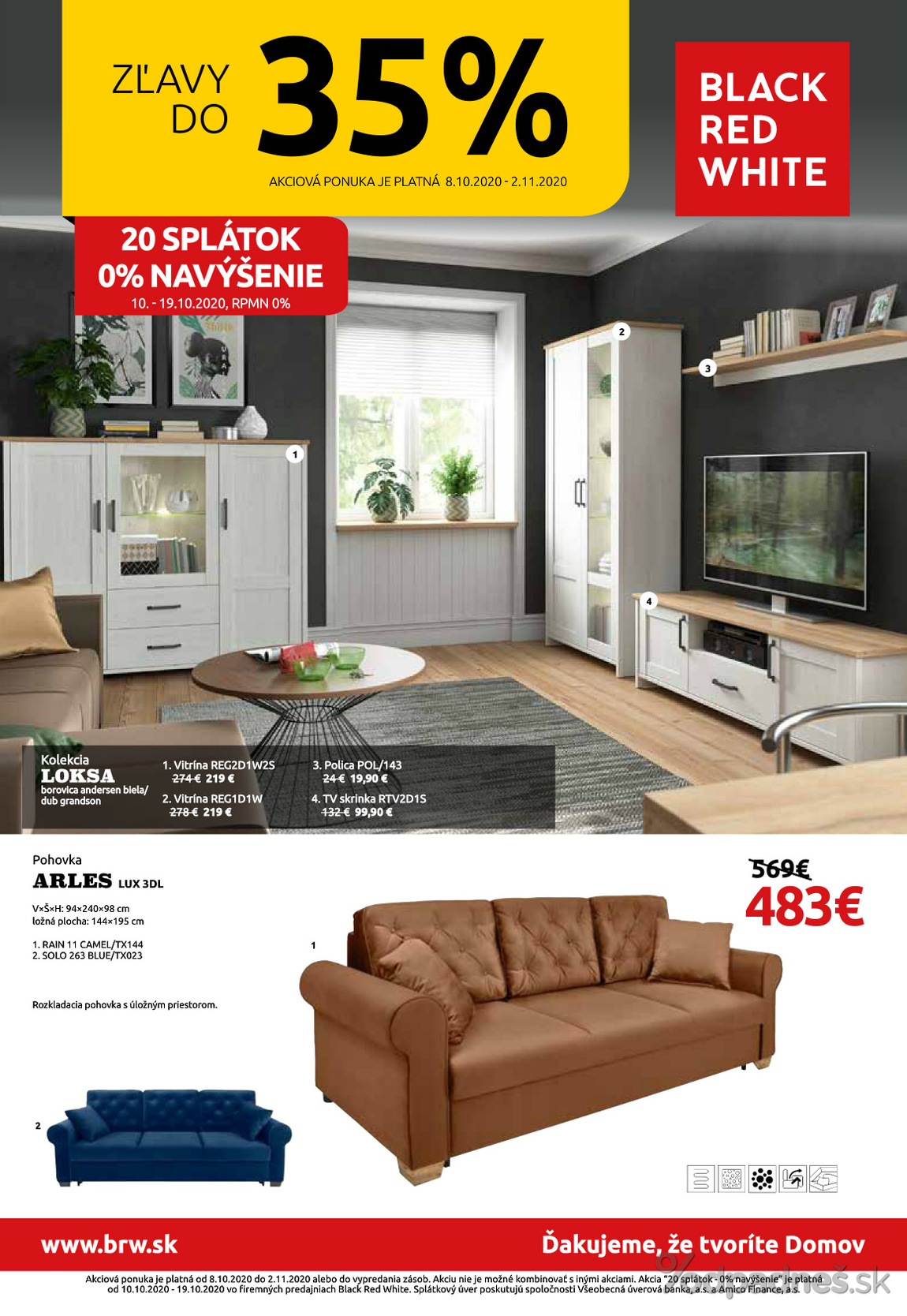 1. stránka Black Red White letáku