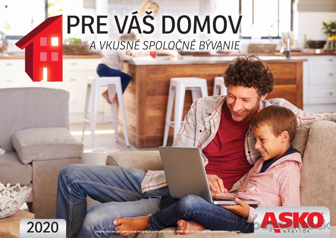 1. stránka Asko nábytok letáku