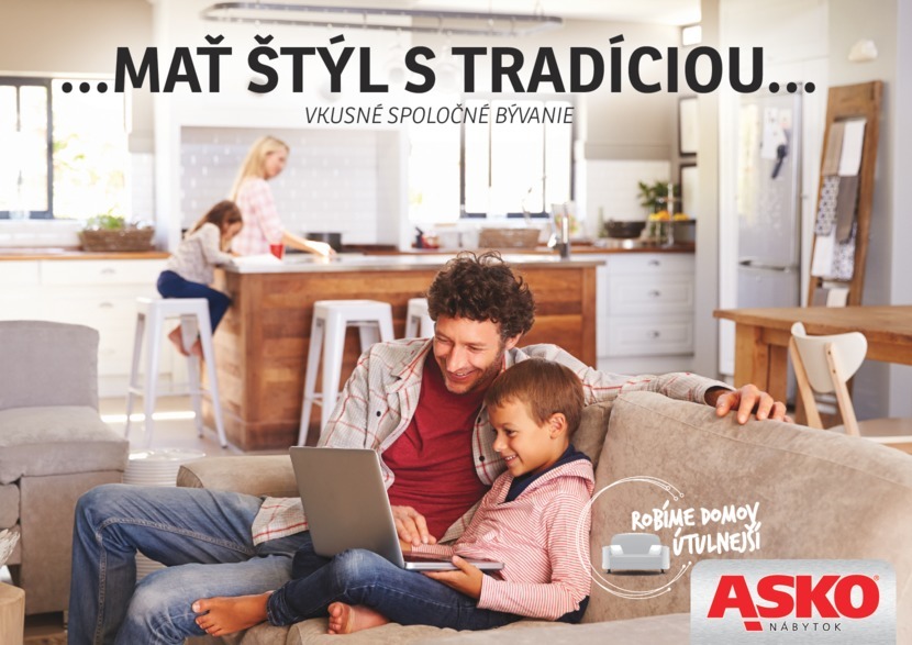 1. stránka Asko nábytok letáku