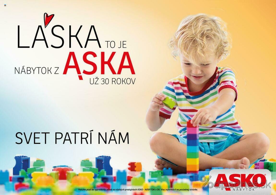 1. stránka Asko nábytok letáku