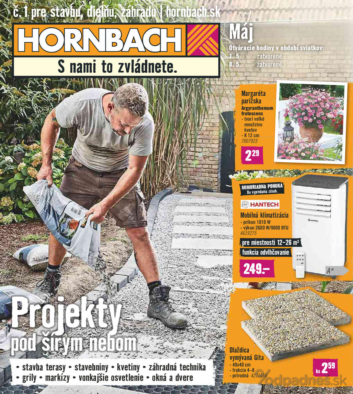 1. stránka Hornbach letáku