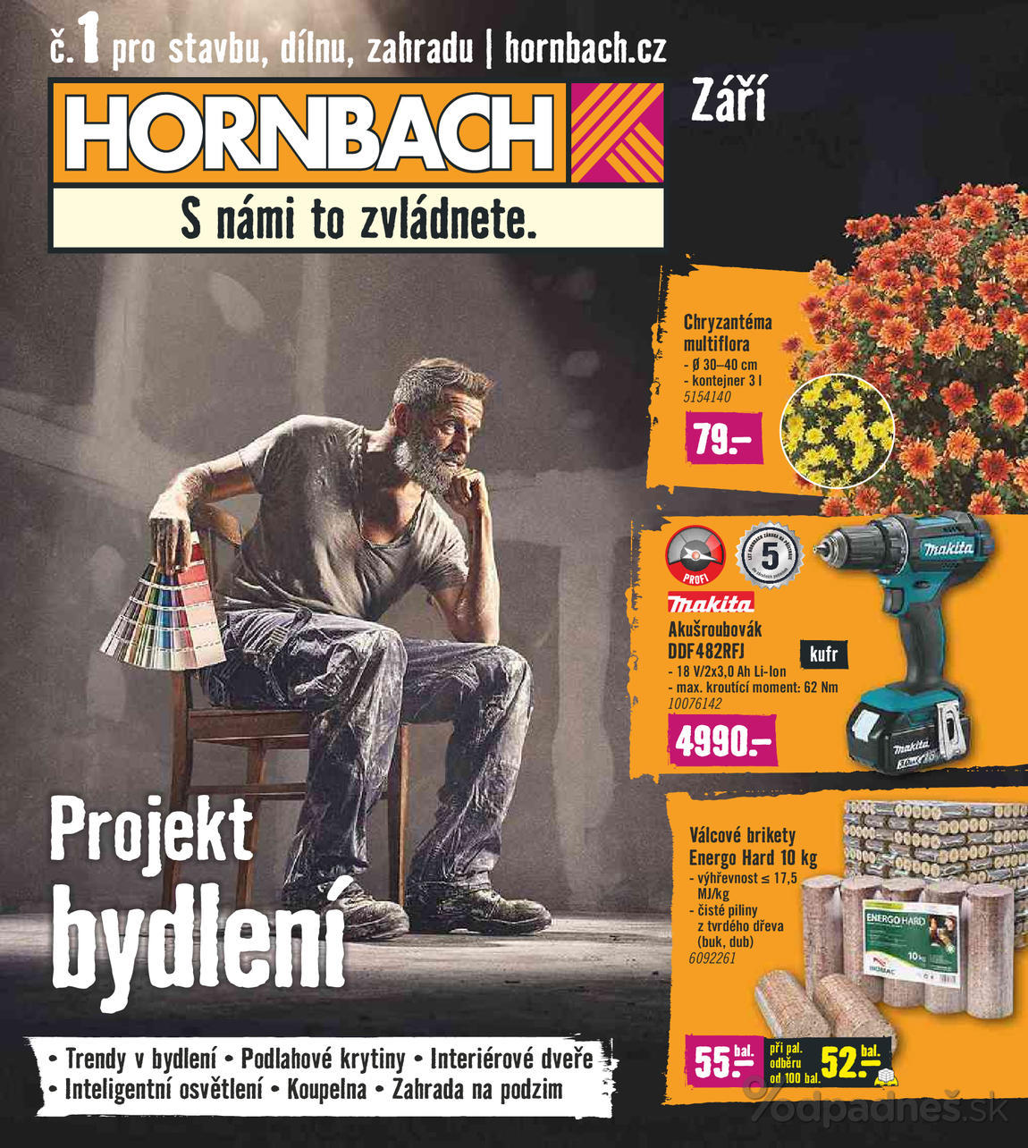 1. stránka Hornbach letáku
