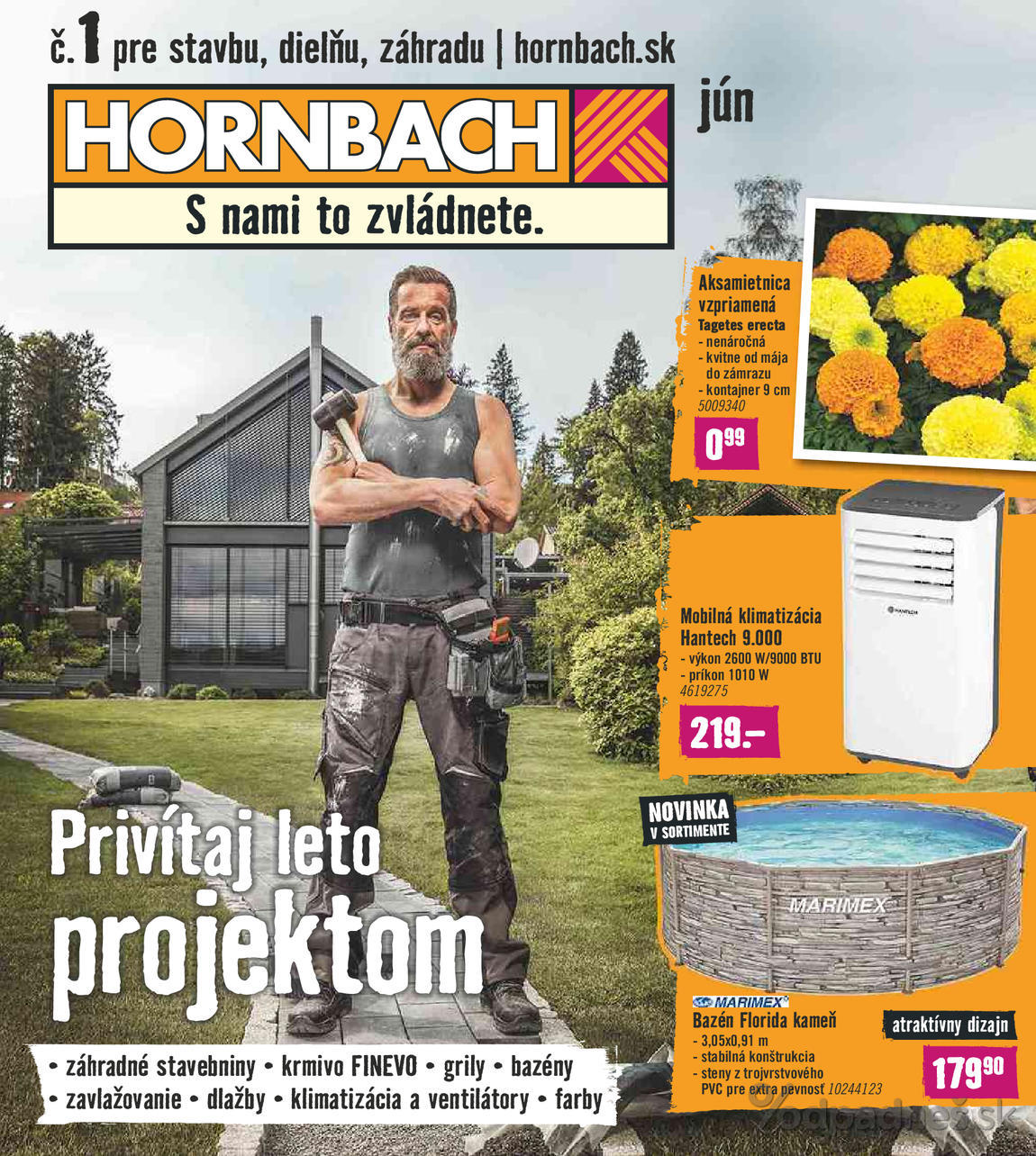 1. stránka Hornbach letáku