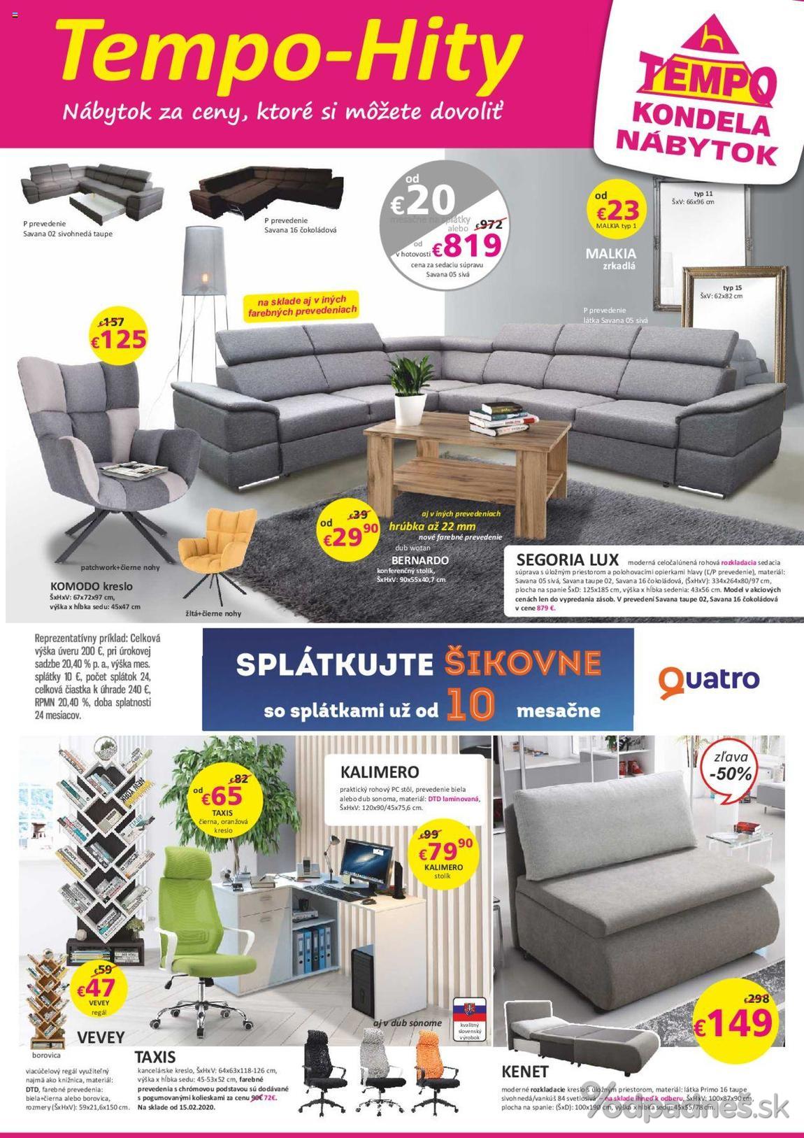 1. stránka Kondela letáku