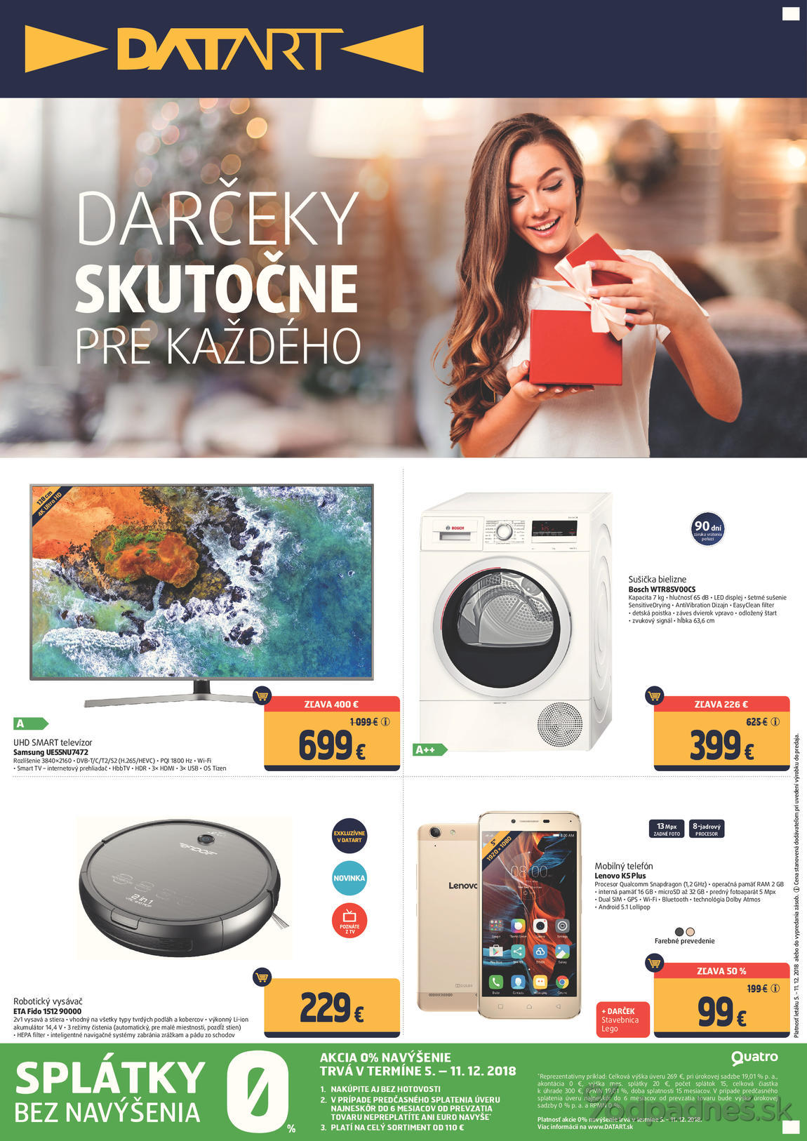 1. stránka Datart letáku