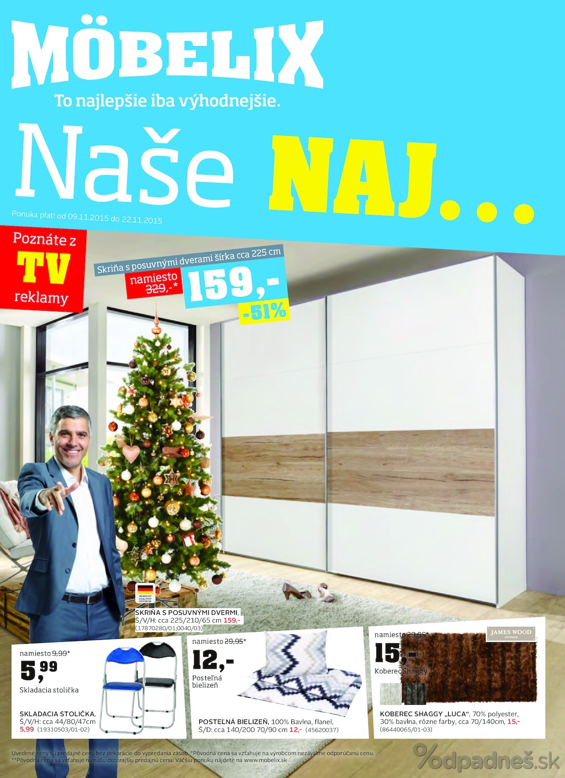 1. stránka Mobelix letáku