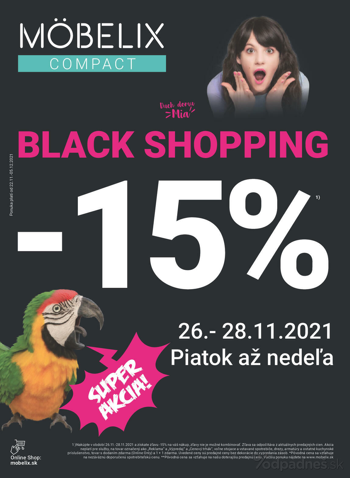 1. stránka Mobelix letáku