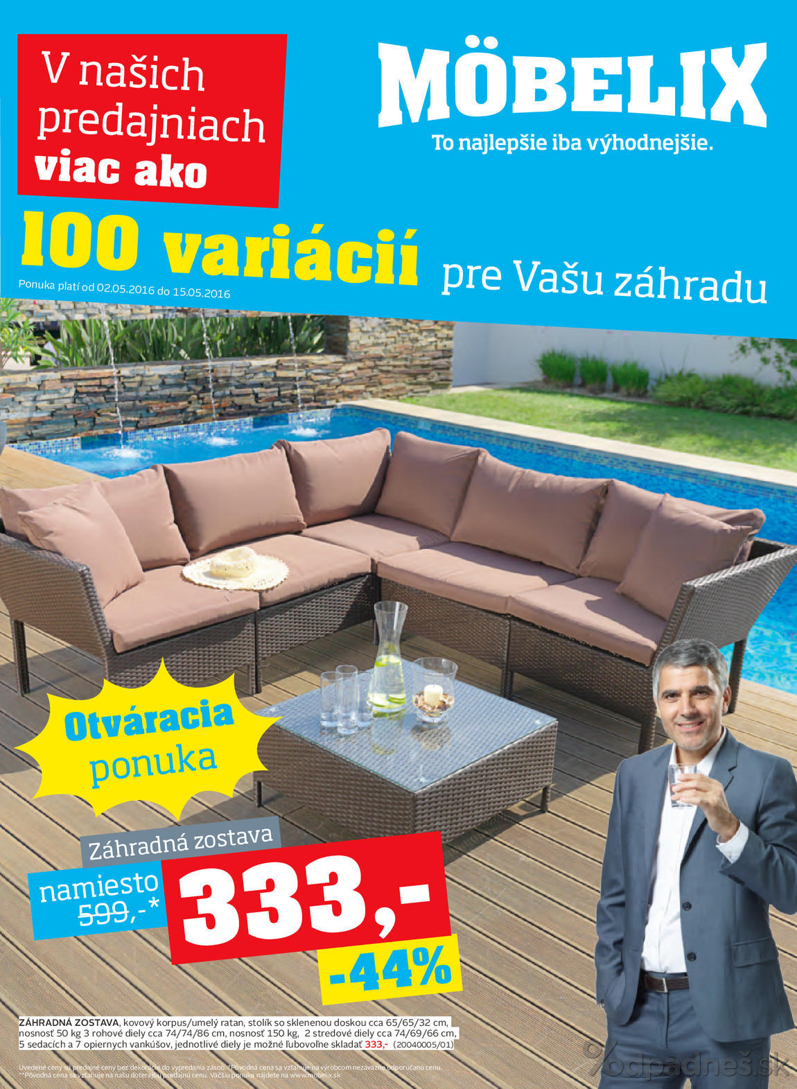 1. stránka Mobelix letáku