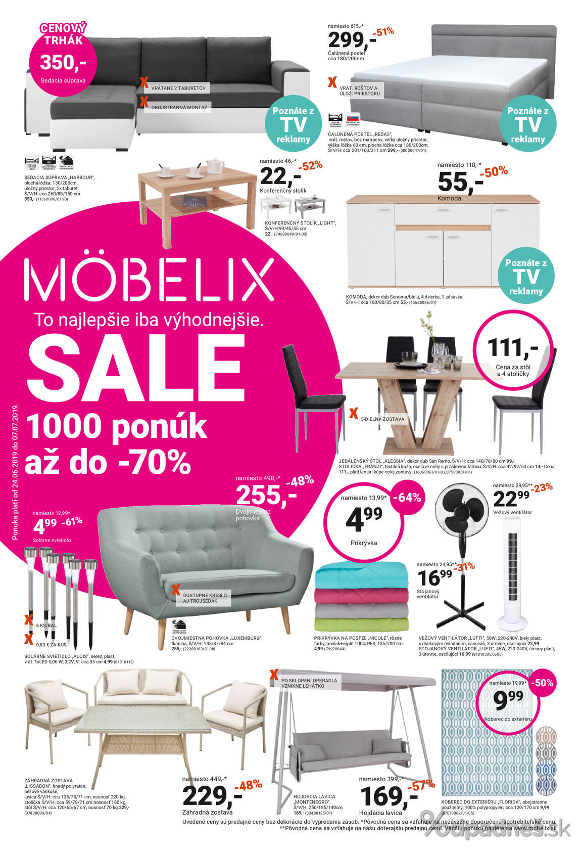 1. stránka Mobelix letáku