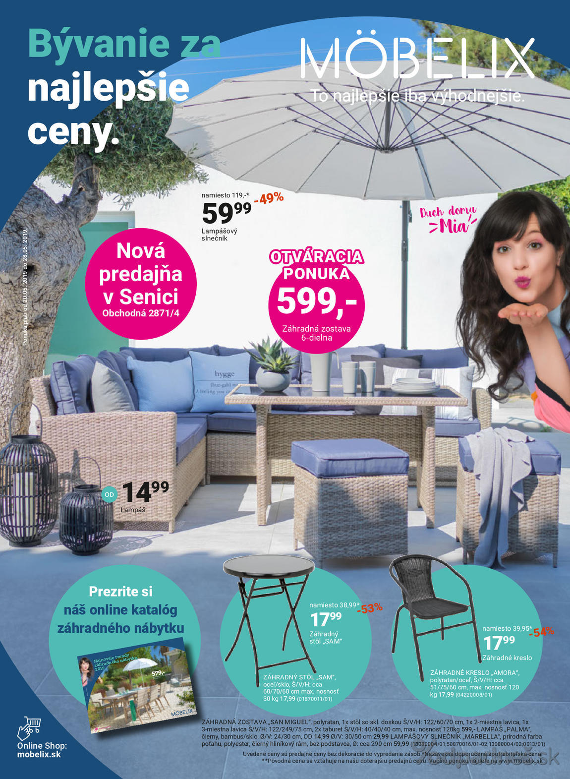 1. stránka Mobelix letáku