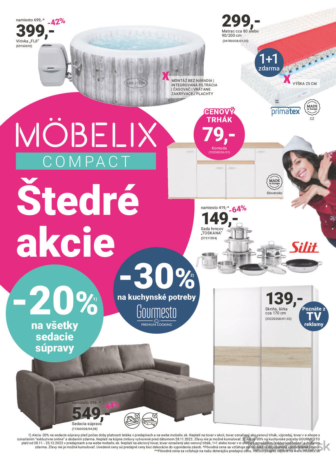 1. stránka Mobelix letáku