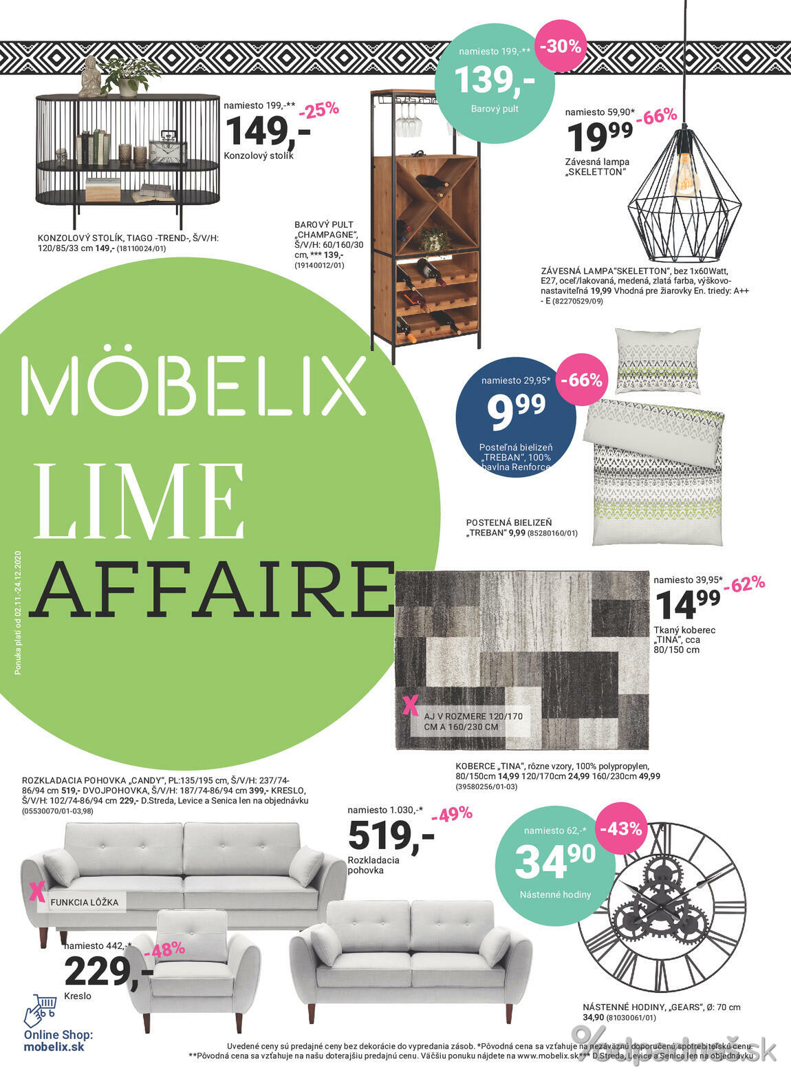 1. stránka Mobelix letáku