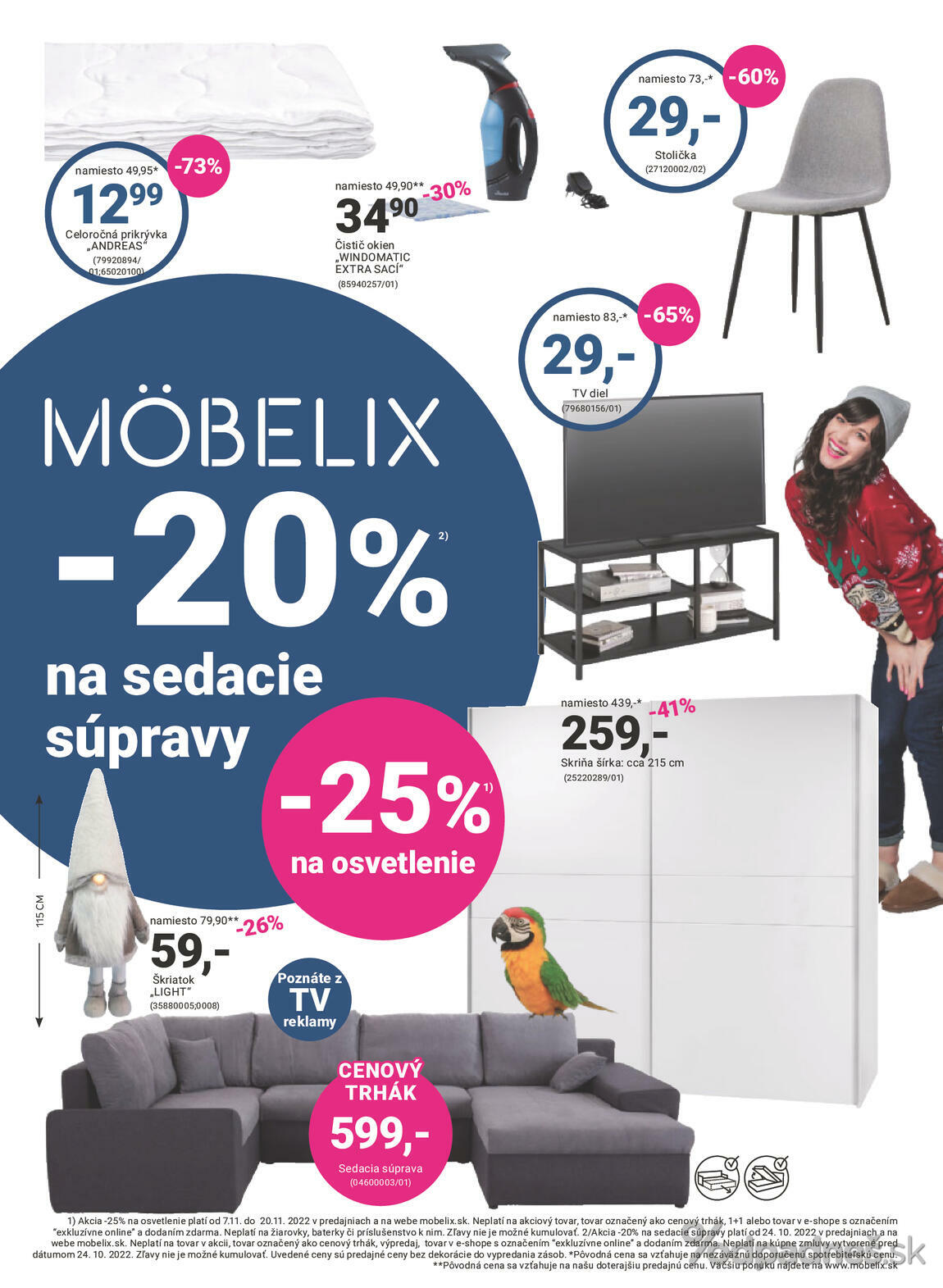 1. stránka Mobelix letáku