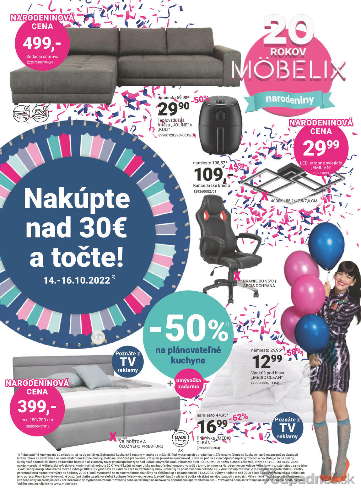 1. stránka Mobelix letáku