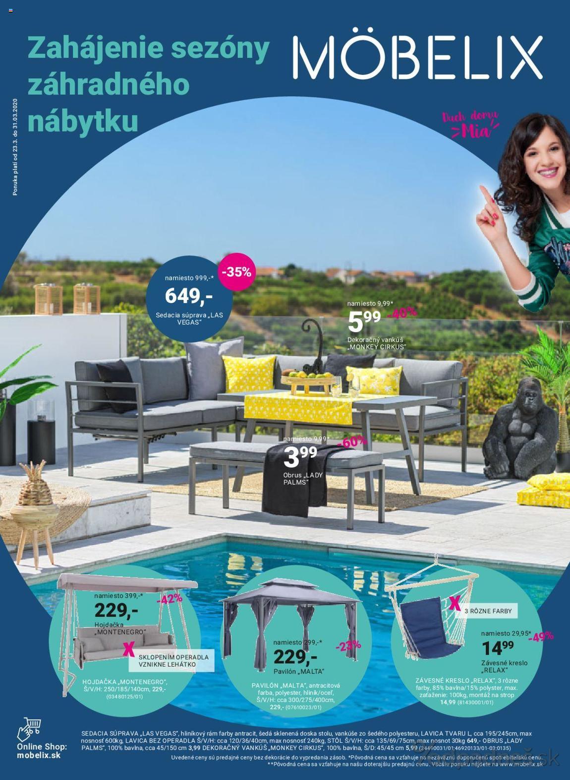 1. stránka Mobelix letáku