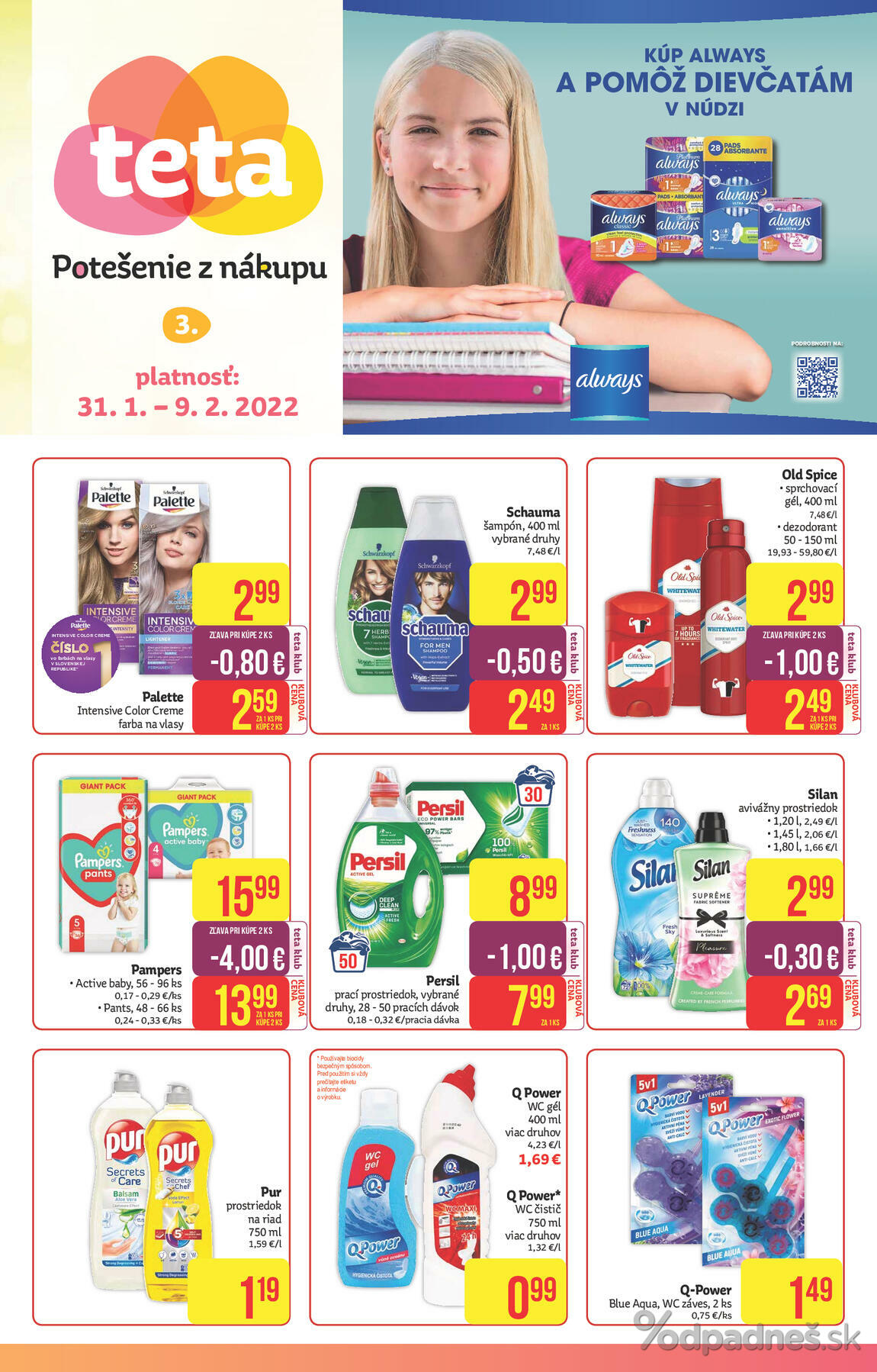 1. stránka Teta Drogerie letáku