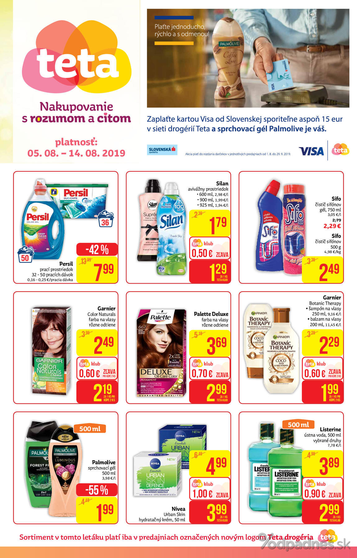 1. stránka Teta Drogerie letáku