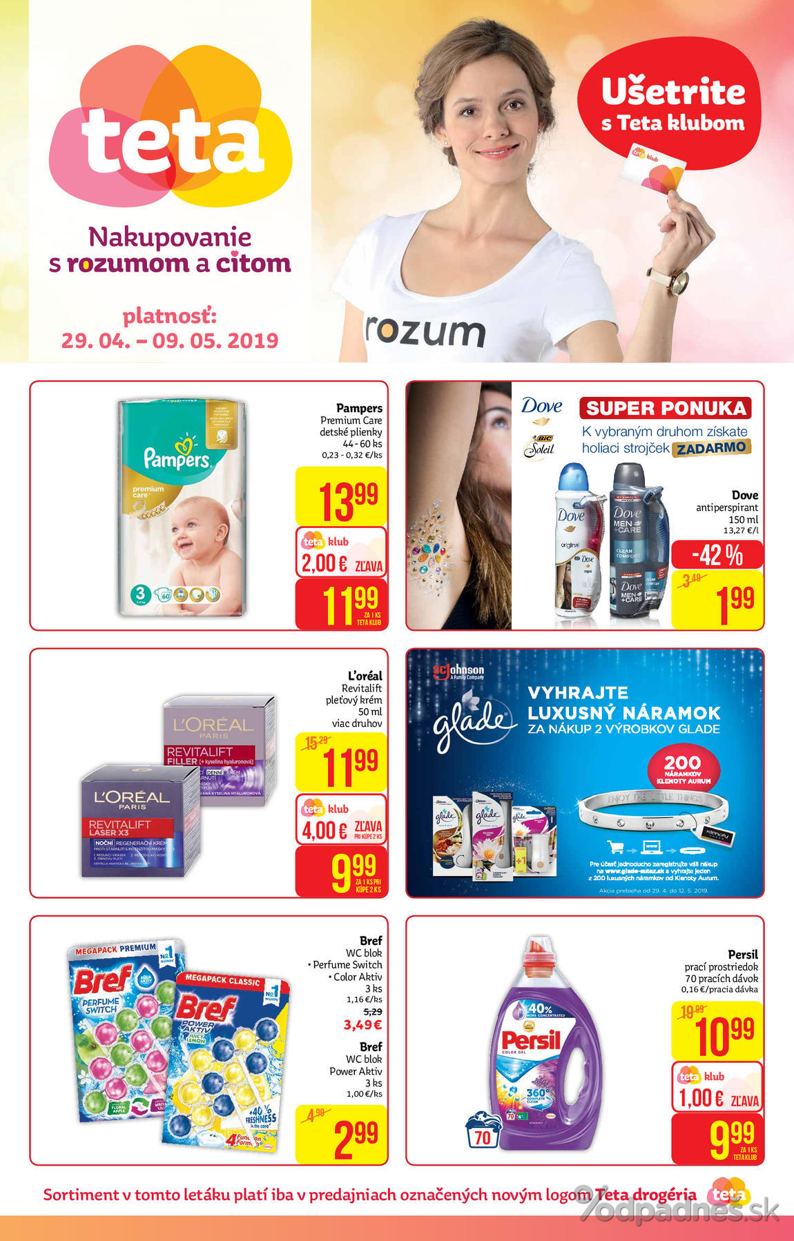 1. stránka Teta Drogerie letáku