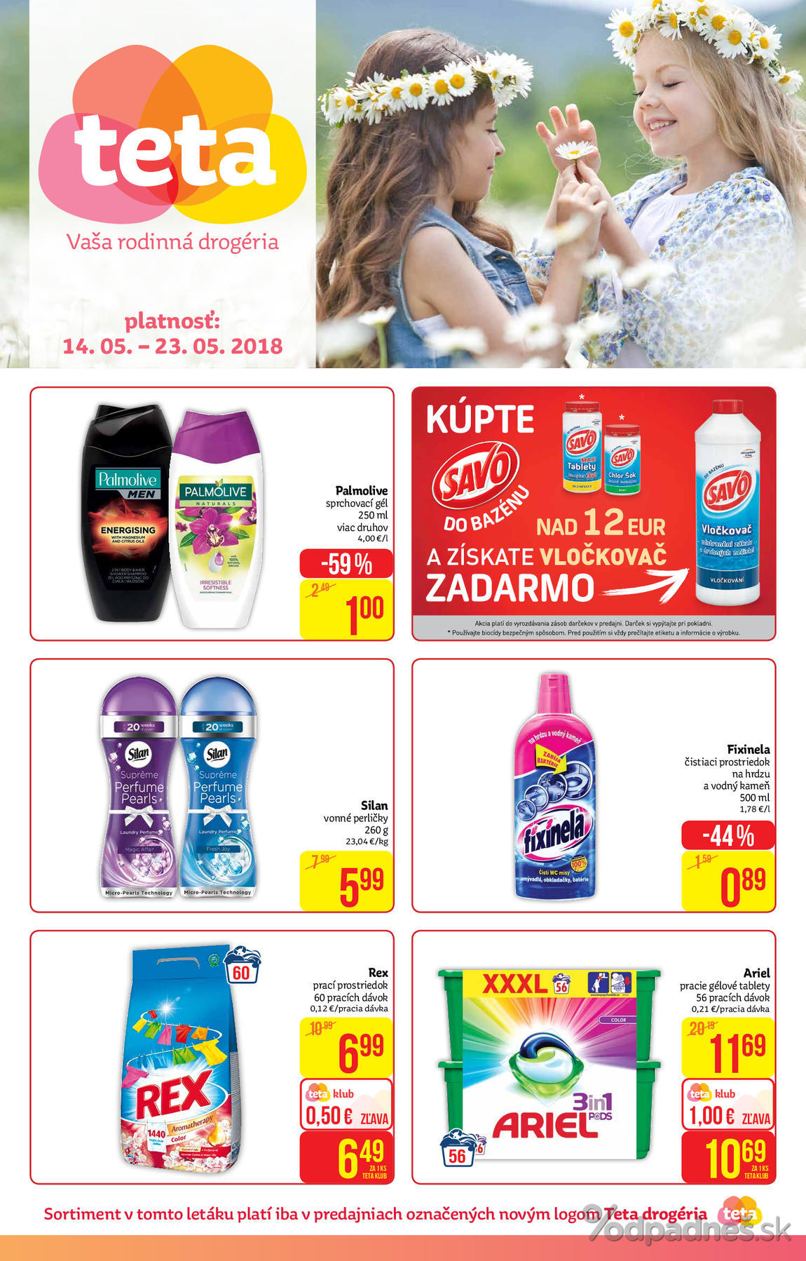 1. stránka Teta Drogerie letáku