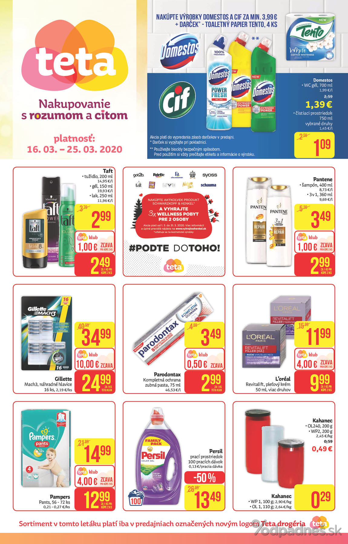 1. stránka Teta Drogerie letáku