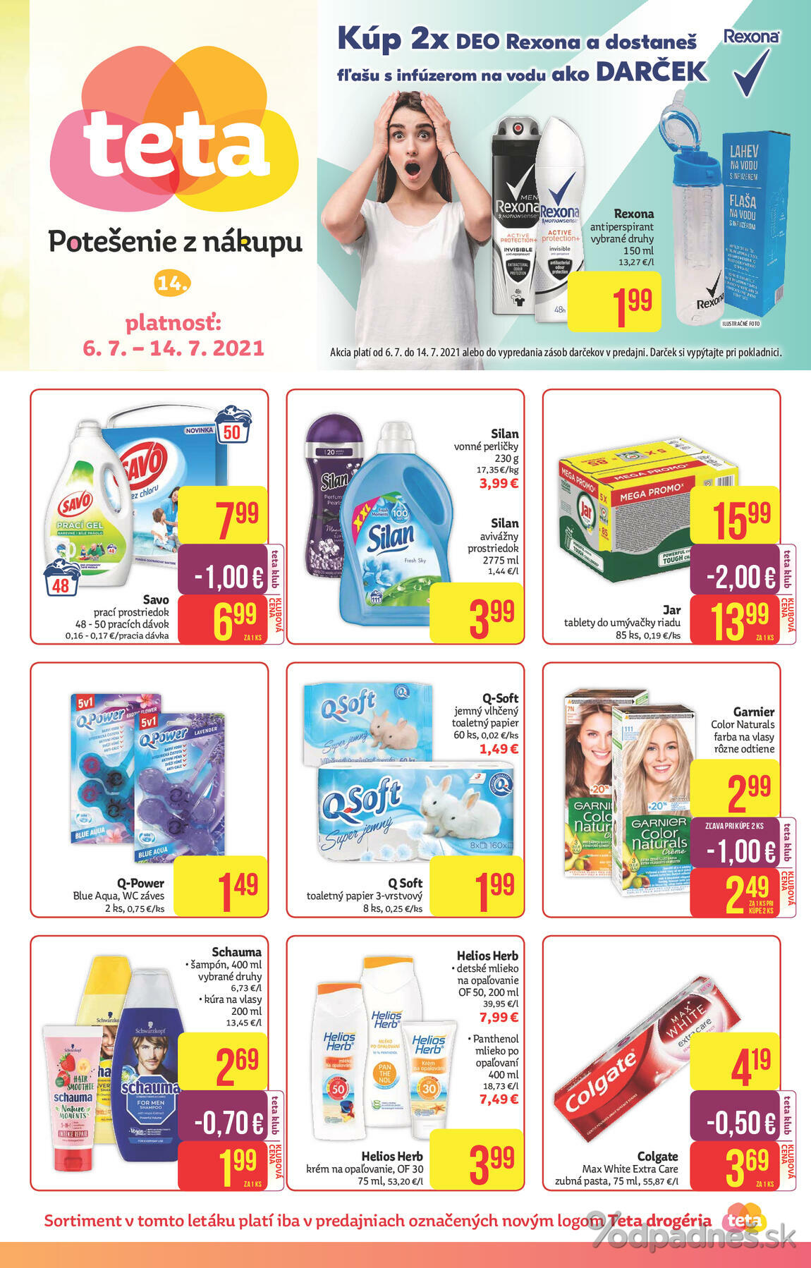 1. stránka Teta Drogerie letáku