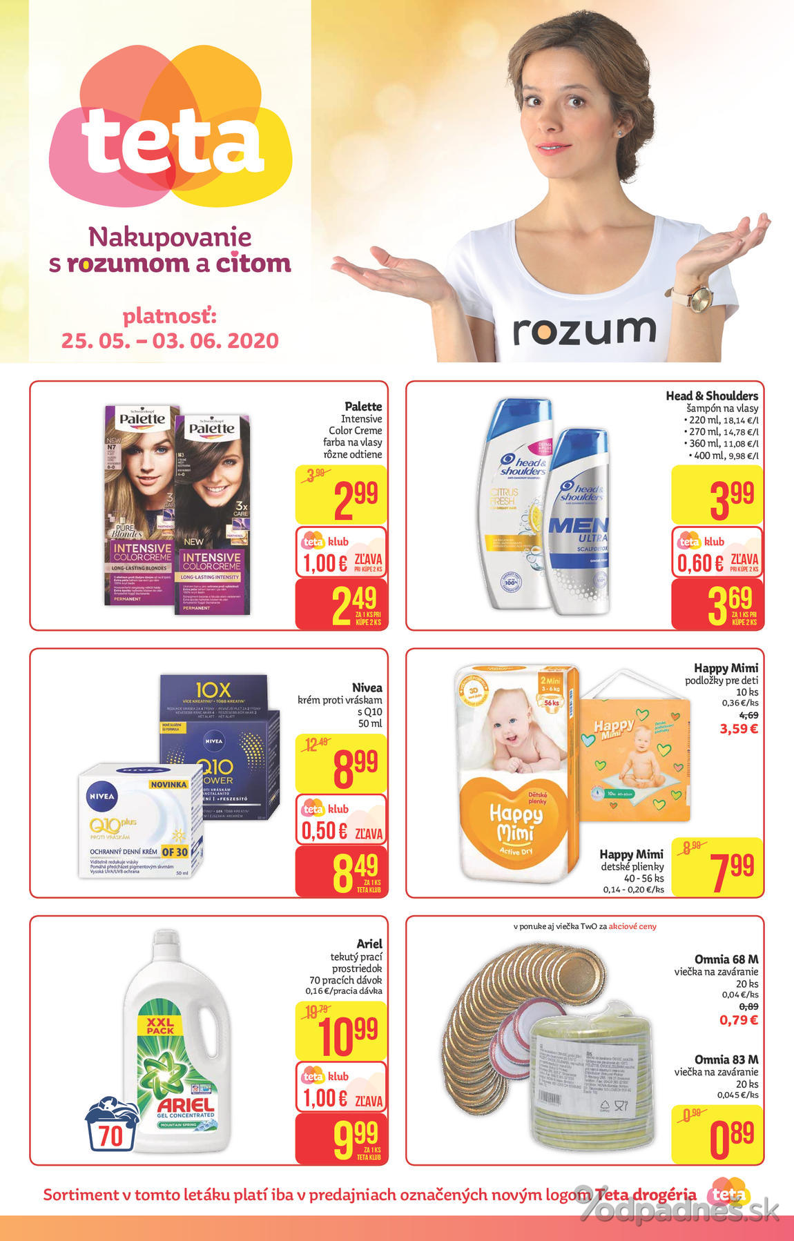 1. stránka Teta Drogerie letáku