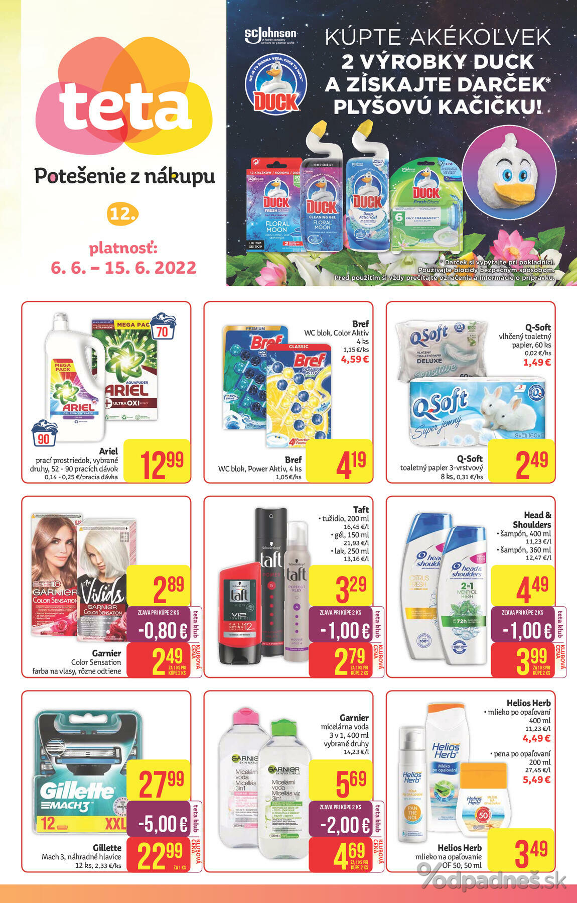 1. stránka Teta Drogerie letáku