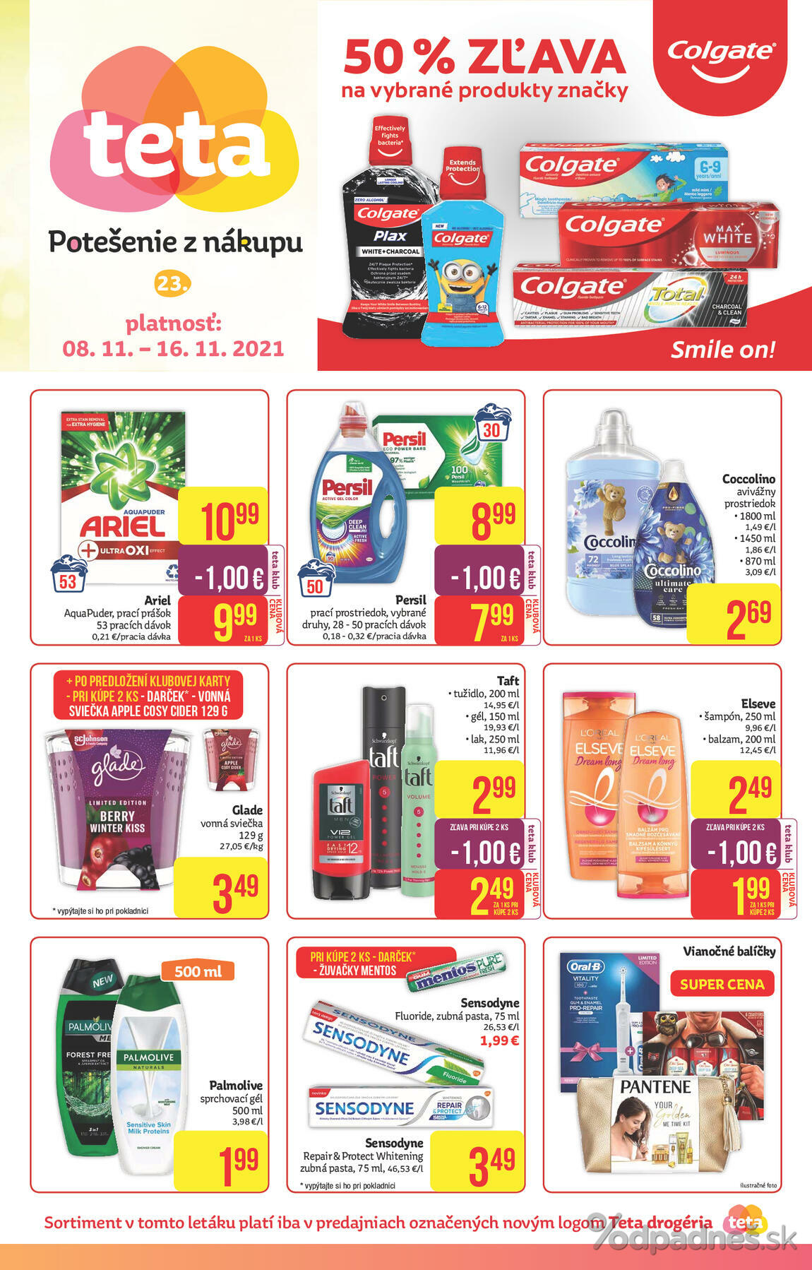 1. stránka Teta Drogerie letáku