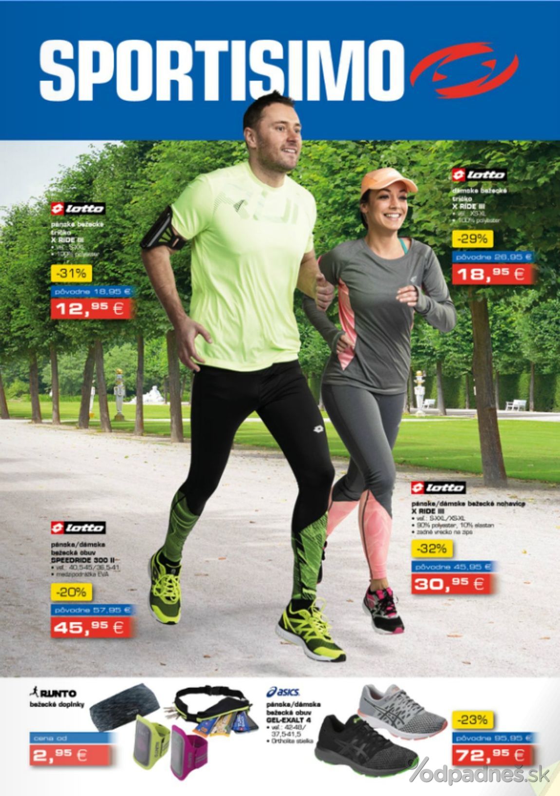 1. stránka Sportisimo letáku