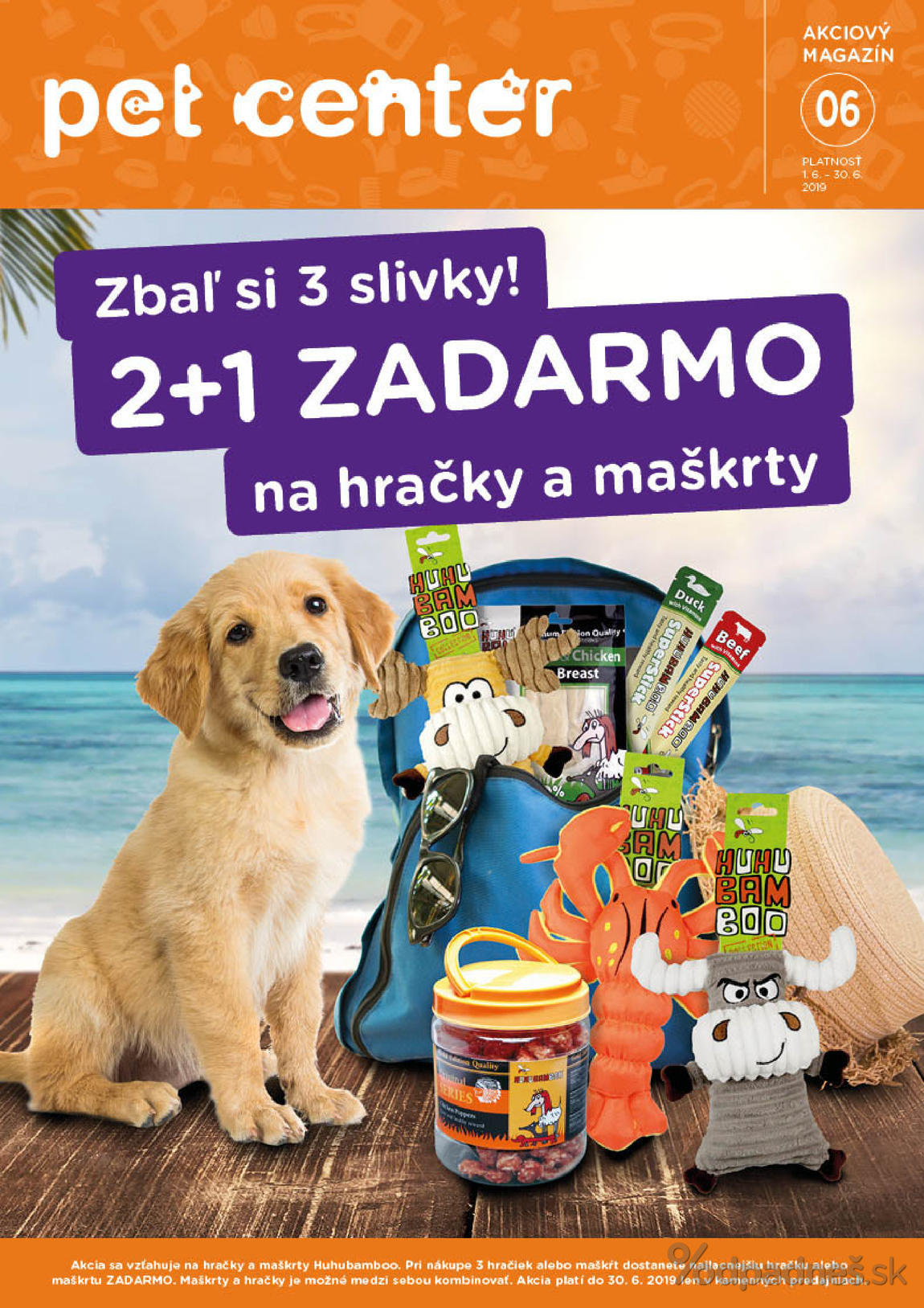 1. stránka Pet Center letáku
