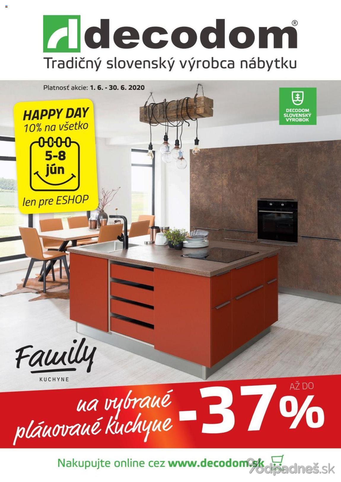 1. stránka Decodom letáku