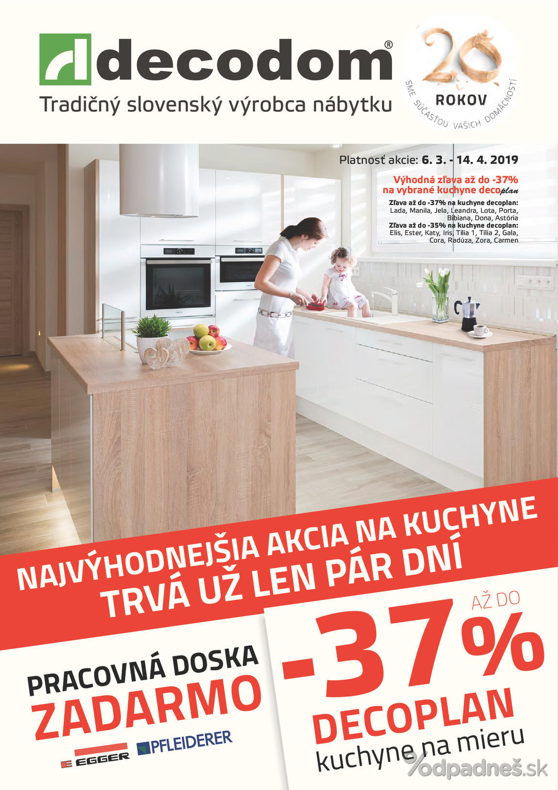 1. stránka Decodom letáku
