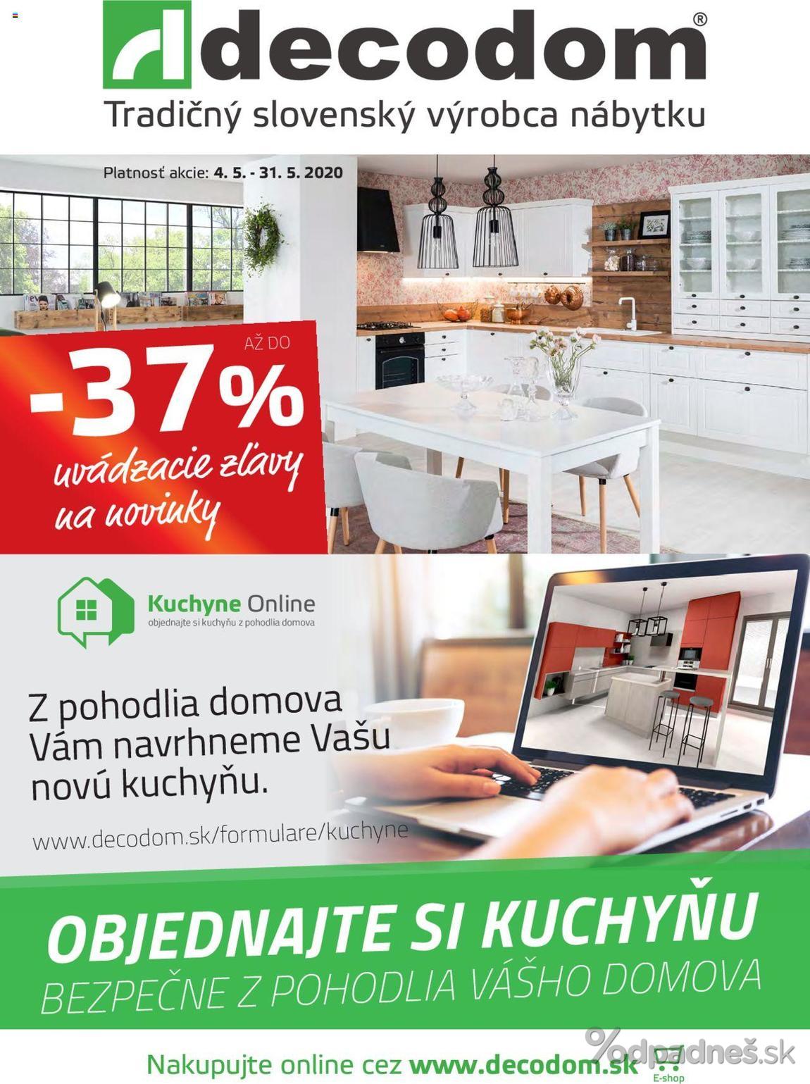 1. stránka Decodom letáku