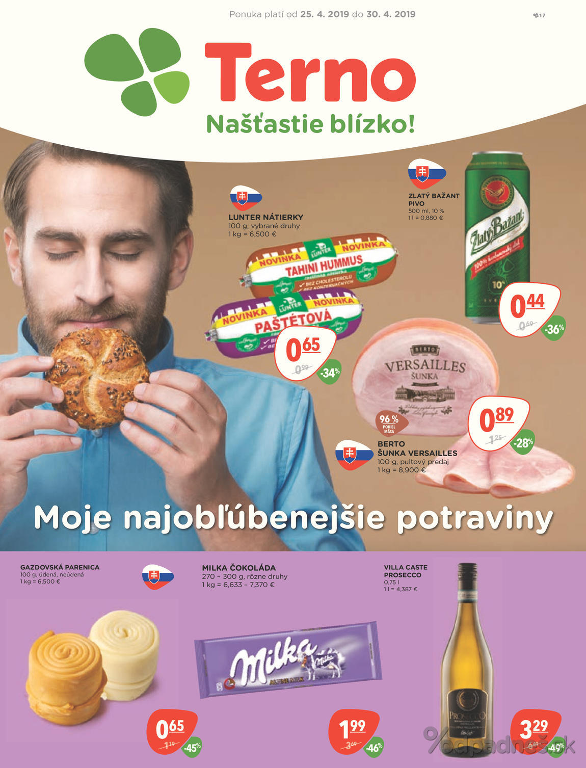 1. stránka Terno letáku