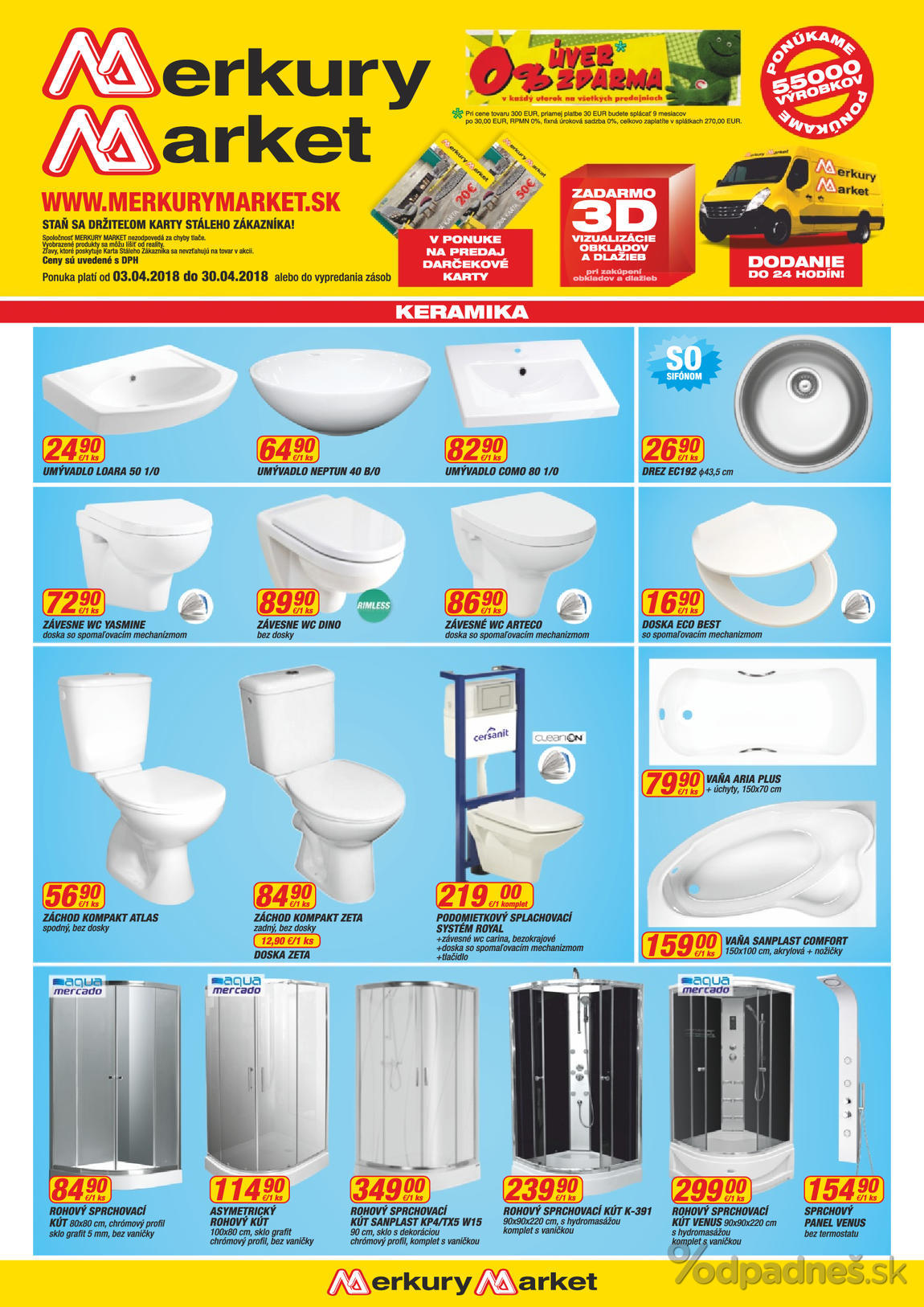 1. stránka Merkury Market letáku