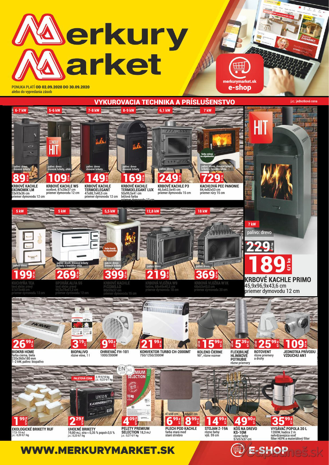 1. stránka Merkury Market letáku