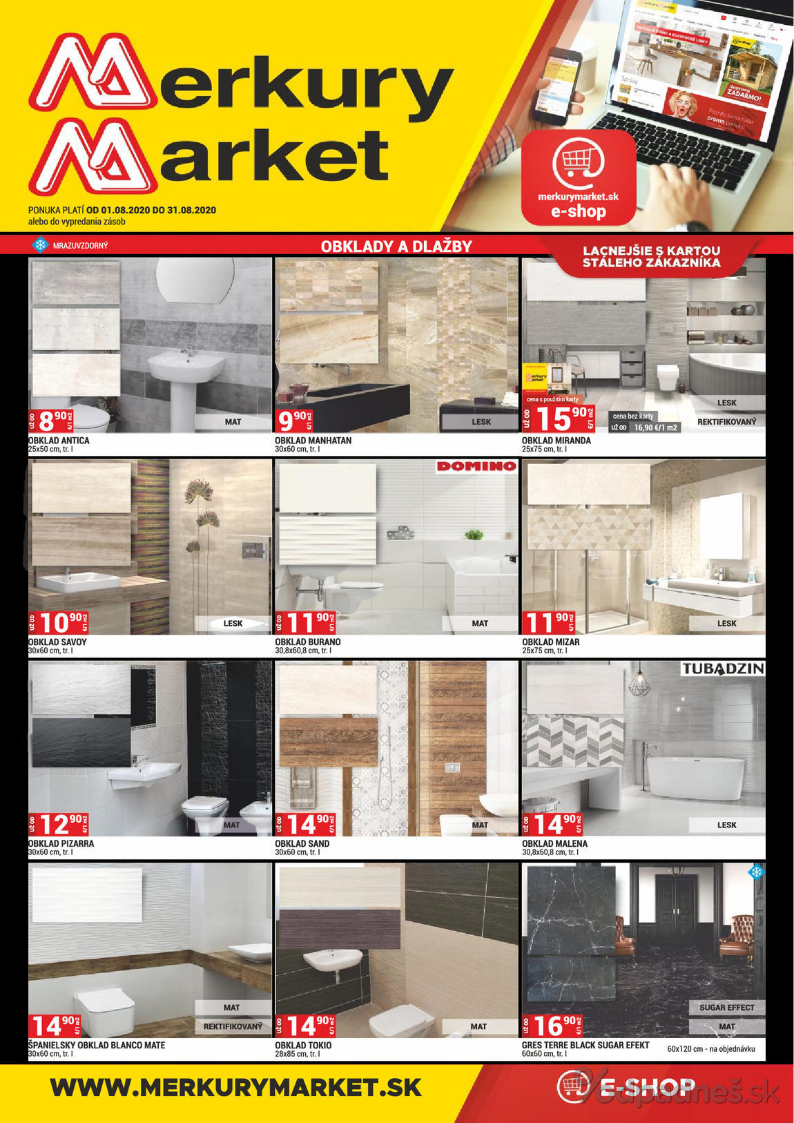 1. stránka Merkury Market letáku