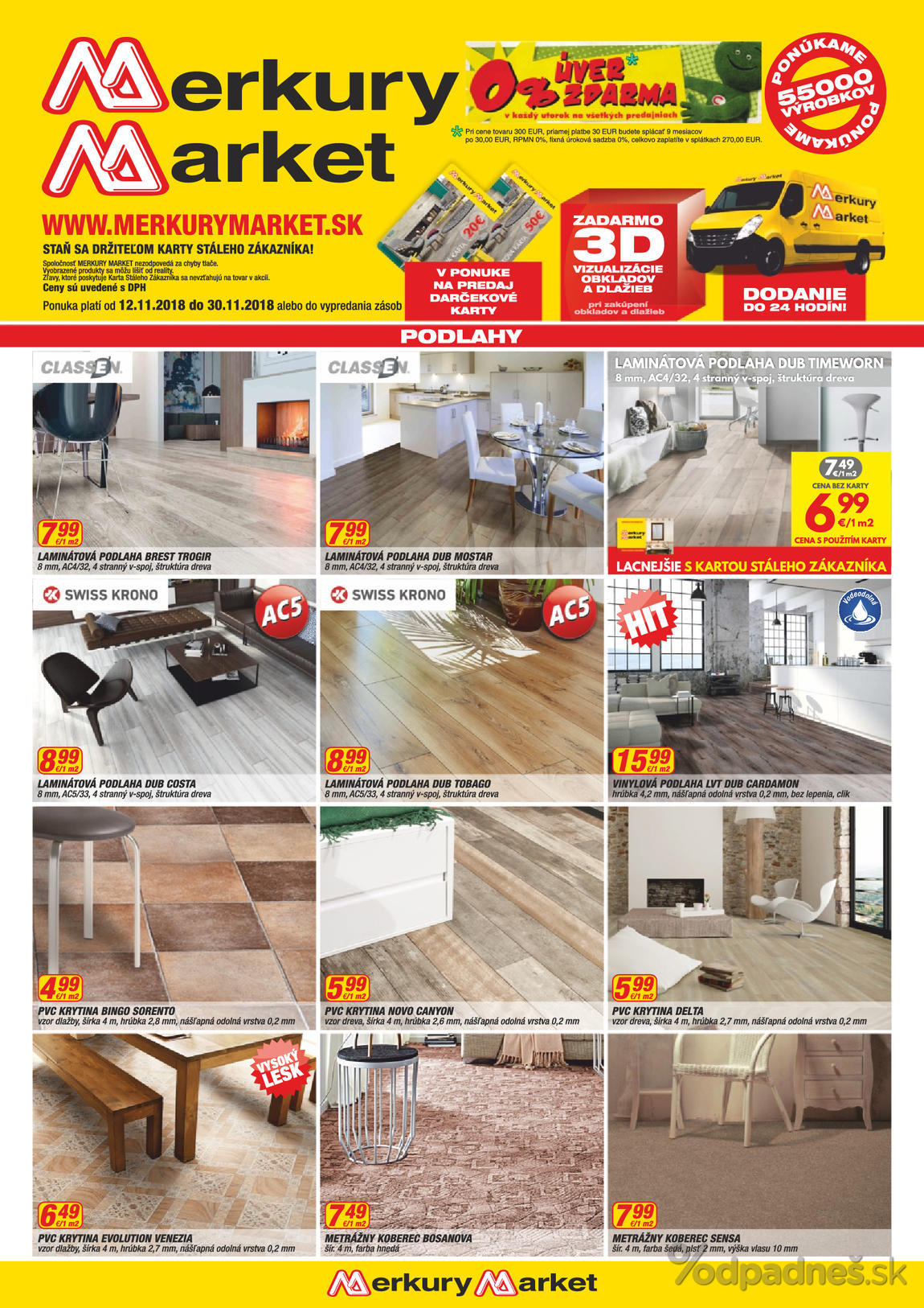 1. stránka Merkury Market letáku