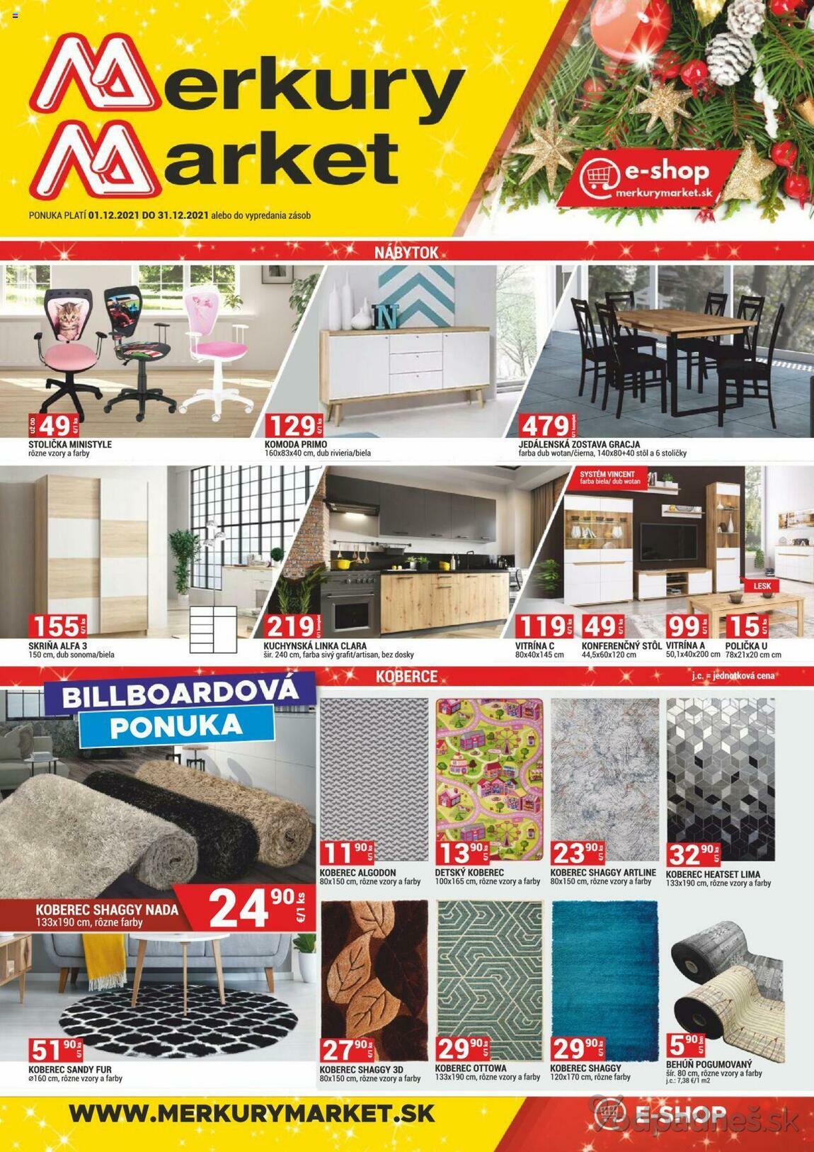 1. stránka Merkury Market letáku