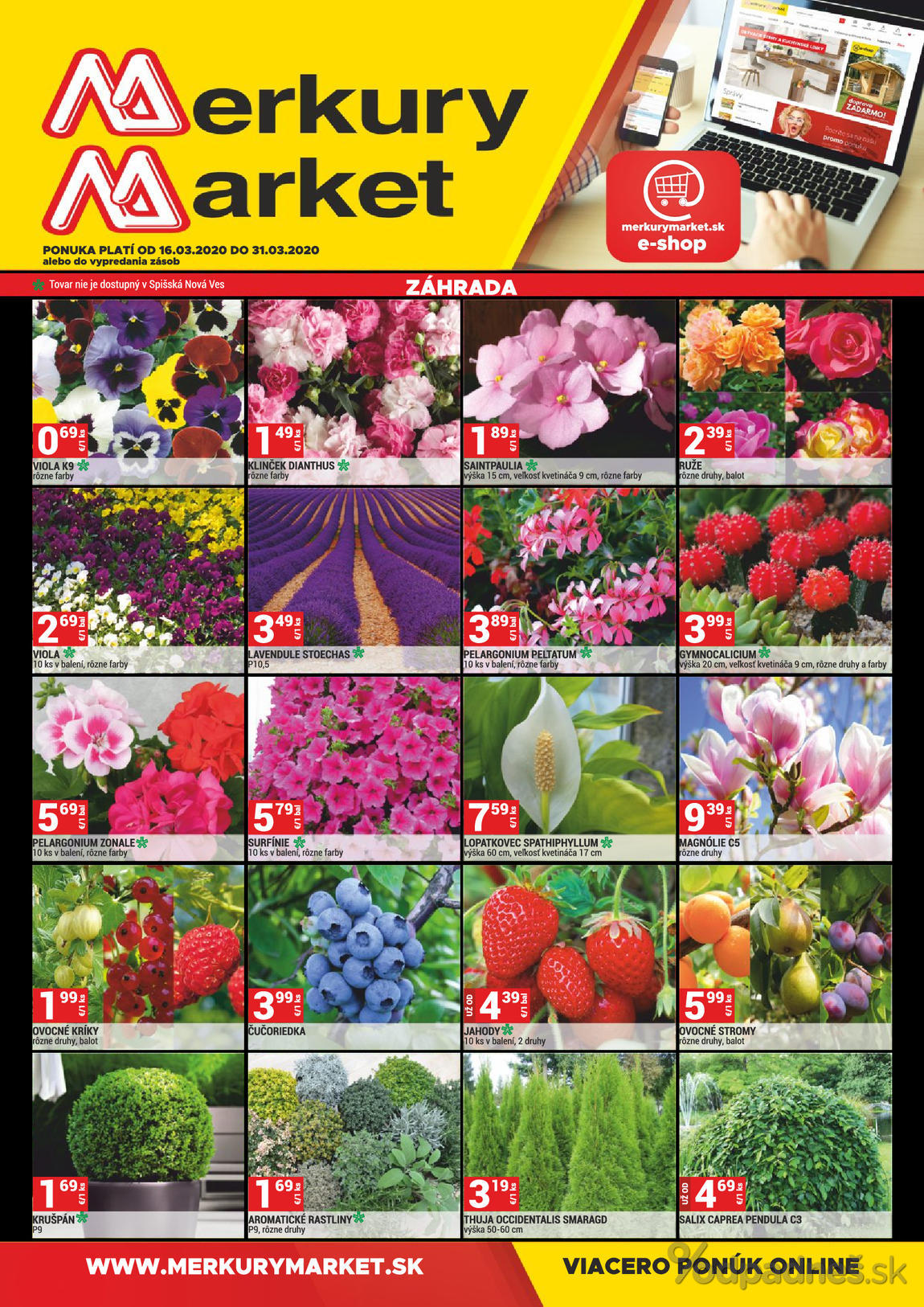 1. stránka Merkury Market letáku